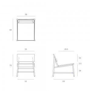 Sillón N2 Ethnicraft