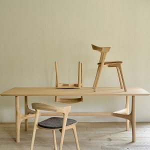 Roble - Cuero cognac / Roble - Tela marrón oscuro 