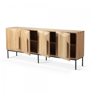 Stairs 4 puertas: Roble barnizado