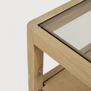 Mesita Spindle-Roble aceitado