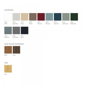 Sofá modular 2 DNA Teca de Gandia Blasco. Mobiliario para exteriores.