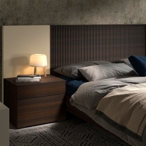Cama doble Hipnos de Arlex. Muebles de diseño.