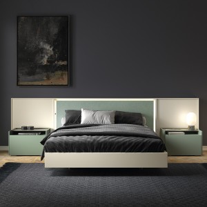 Cama Erebo doble de Arlex. Muebles de diseño.