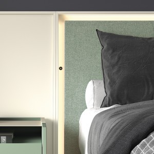 Cama Erebo doble de Arlex. Muebles de diseño.