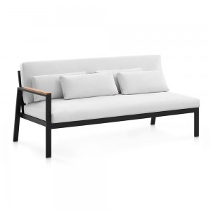Sofá resistente modular 1 Timeless para exterior de Gandia Blasco.