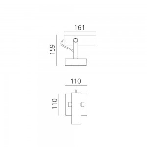 Spot Coherence Artemide. Lámparas modernas especiales para exteriores.