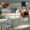 Silla E005 Embrace Chair en piel de Carl Hansen and Son. Sillas nordicas.