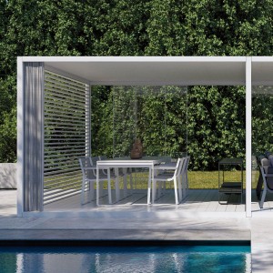 Mesa Flat Rectangular de Gandia Blasco. Mesa de diseño para exterior.