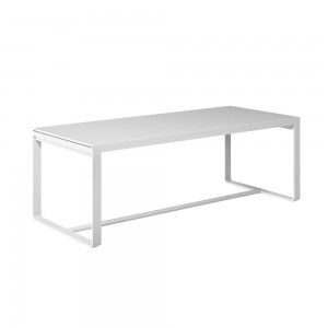 Mesa Flat Rectangular de Gandia Blasco. Mesa de diseño para exterior.