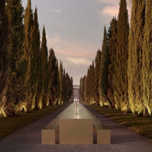 Mesa GB Modular de Gandia Blasco. Mesa de aluminio para exterior.