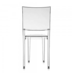Silla transparente La Marie Kartell. Ideal para interior o exterior.