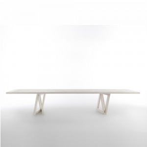 Mesa moderna Quadror 03 de Horm. Mesas fijas y auxiliares de diseño italiano.