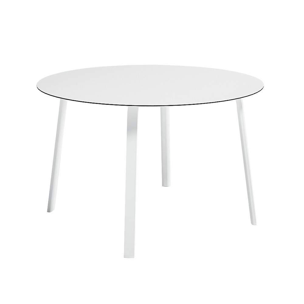 Mesa redonda Stack de Gandia Blasco. Mesas modernas para exterior.