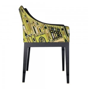 Butaca de diseño Madame Emilio Pucci de Kartell. Ideal para interior.