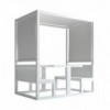 Merendero de Gandía Blasco. Pérgola de diseño para exterior de aluminio.