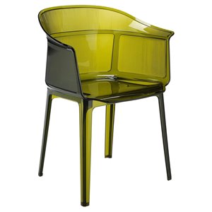 Butaca apilable de policarbonato Papyrus Kartell. Ideal para salón o jardín.