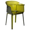 Butaca apilable de policarbonato Papyrus Kartell. Ideal para salón o jardín.
