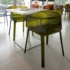 Butaca apilable de policarbonato Papyrus Kartell. Ideal para salón o jardín.