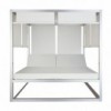 Cama Daybed Elevada para exterior de Gandía Blasco. Camas de diseño con parasol.