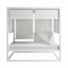 Cama Daybed Elevada para exterior de Gandía Blasco. Camas de diseño con parasol.