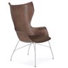 Sillón K/Wood de Madera en estructura de acero. Ideal para salones.
