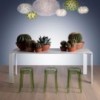 Mesa Four Kartell. Diseño rectangular elegante para salón o comedor.