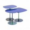 Mesa auxiliar Thierry Indoor Kartell. Mesa de centro en vidrio de color.