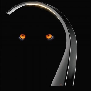 Lámpara sobremesa Taj de Kartell. Diseñ de iluminación minimalista.