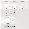 Lámpara Rituals de Foscarini. Lámparas elegantes de cristal soplado.