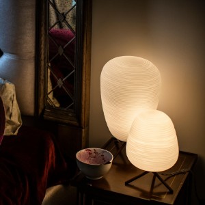 Lámpara Rituals de Foscarini. Lámparas elegantes de cristal soplado.
