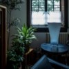 Lámpara  Soffio de Foscarini. Lamparas cónica de Vidrio de cristal soplado.