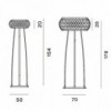 Lámpara pie Caboche Plus de Foscarini. Lámparas de pie de diseño moderno.