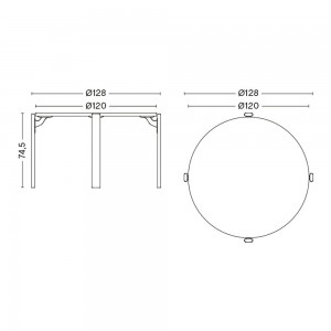 Mesa de comedor Rey de Hay.