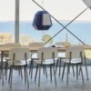 Silla Revolt de material reciclado ideal para espacios interiores de Hay.