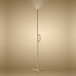 Lámpara pie Tobia. Lámparas de pie modernas de diseño italiano para salón.