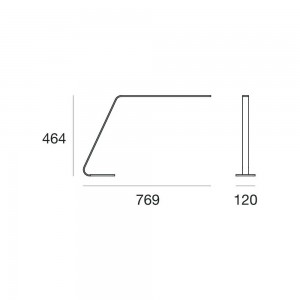 Lámpara sobremesa de diseño Lama Stilnovo