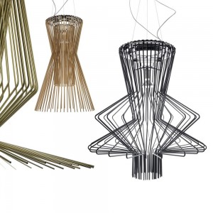 Lámpara suspensión Allegro Ritmico Foscarini. Lámparas de diseño moderno.