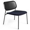 Butaca Soft Edge 10 Lounge asiento tapizado y de madera para interiores de Hay.