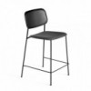 Taburete Soft Edge 90 tapizado para espacios interiores. Diseño de Hay.