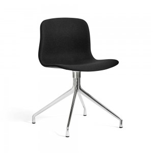 Silla AAC 11 tapizada y de aluminio de Hay ideal para espacios modernos.