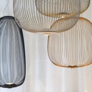 Lámpara de suspensión Spokes 1 de Foscarini. Lámparas de diseño moderno.