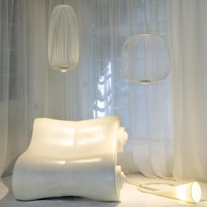 Lámpara de suspensión Spokes 1 de Foscarini. Lámparas de diseño moderno.