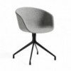 Silla de aluminio y polipropileno tapizada de Hay ideal para las oficinas