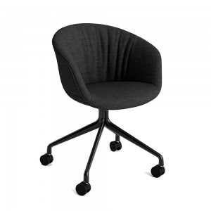 Silla AAC 25 tapizado Soft de aluminio y tapizada acolchada de Hay ideal para las oficinas