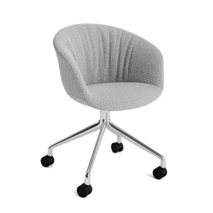 Silla AAC 25 tapizado Soft de aluminio y tapizada acolchada de Hay ideal para las oficinas