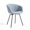 Silla AAC 27 tapizado Soft de Hay. Silla de diseño tapizada.