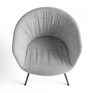 Silla AAC 27 tapizado Soft de Hay. Silla de diseño tapizada.