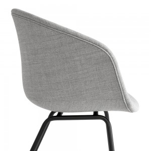 Silla AAC 27 tapizado Soft de Hay. Silla de diseño tapizada.