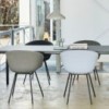 Silla AAC 27 tapizado Soft de Hay. Silla de diseño tapizada.