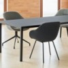 Silla AAC 121 tapizada de Hay. Silla giratoria tapizada.